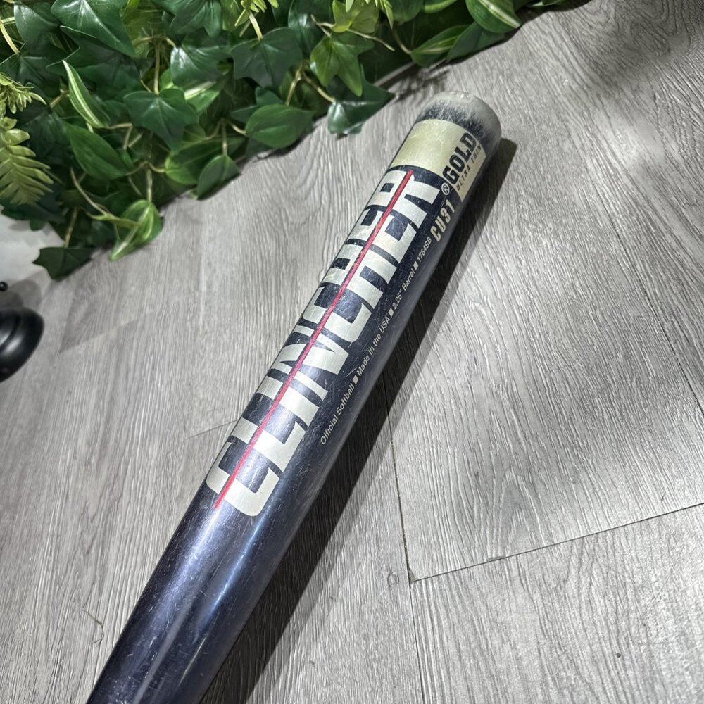 deBeer Clincher Gold Ultra Thin Softball Bat CU31 1764SB 33” 28oz 2 1/4” RARE